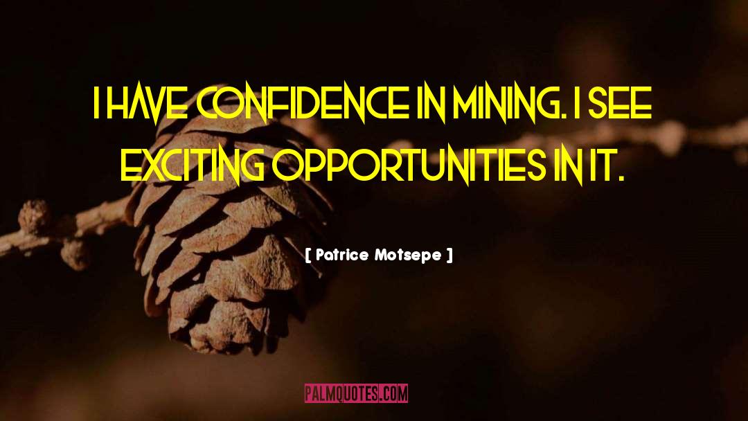 Exciting News quotes by Patrice Motsepe