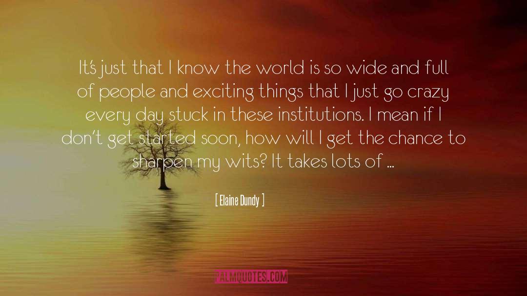 Exciting Things quotes by Elaine Dundy