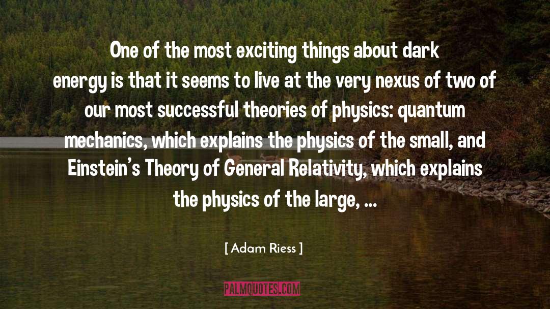 Exciting Things quotes by Adam Riess
