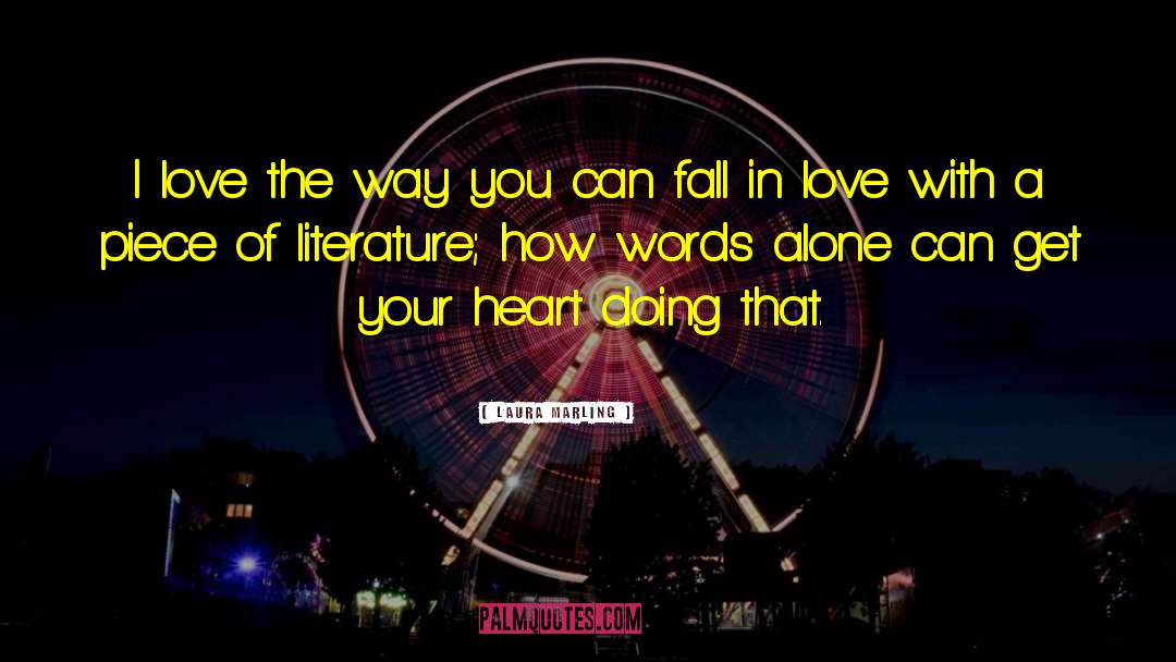 Excitment Of Falling In Love quotes by Laura Marling