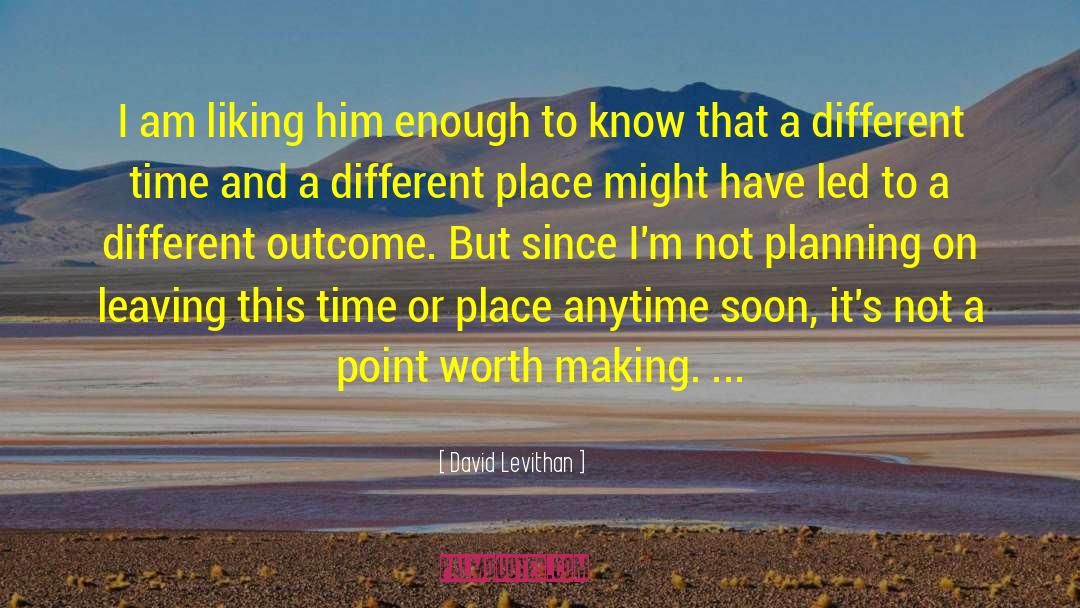 Exclamation Point quotes by David Levithan