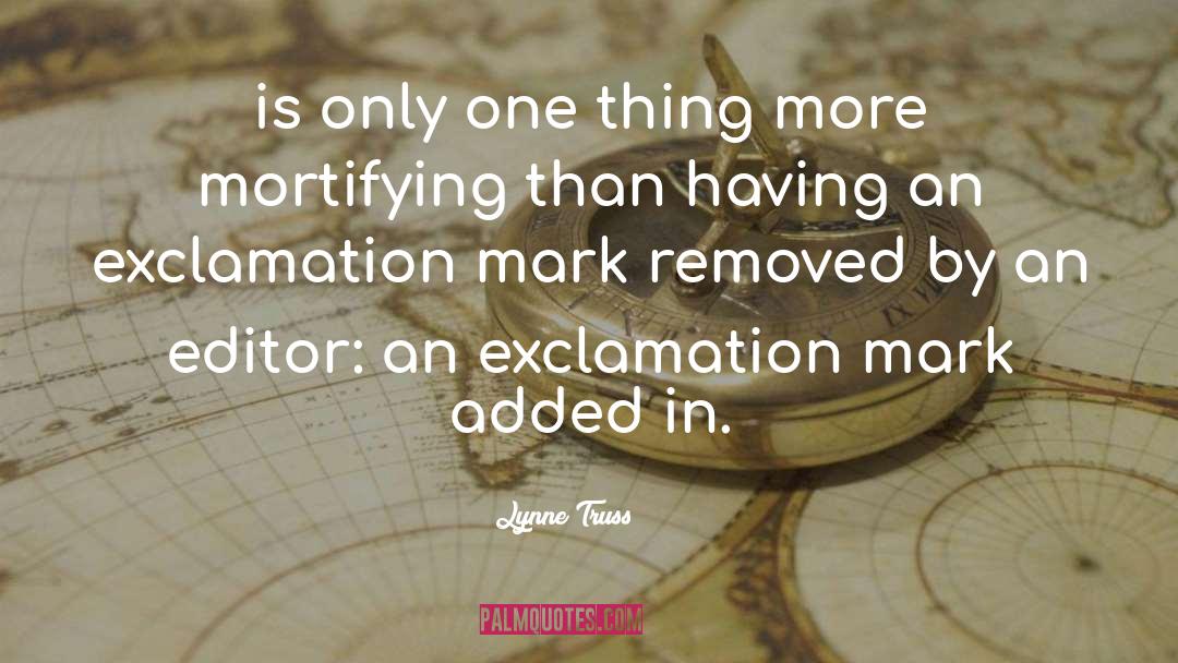 Exclamation quotes by Lynne Truss