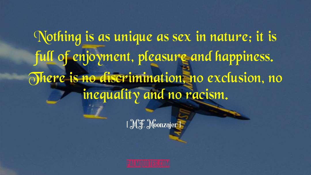 Exclusion quotes by M.F. Moonzajer