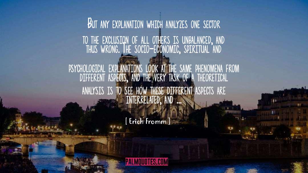 Exclusion quotes by Erich Fromm