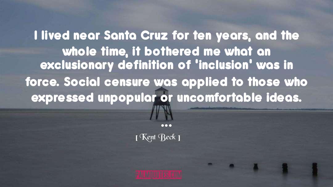 Exclusionary quotes by Kent Beck