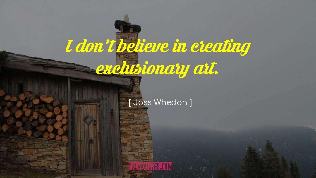 Exclusionary quotes by Joss Whedon
