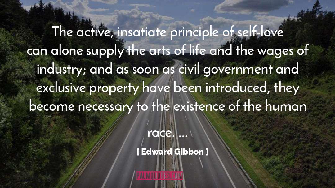 Exclusive Life quotes by Edward Gibbon