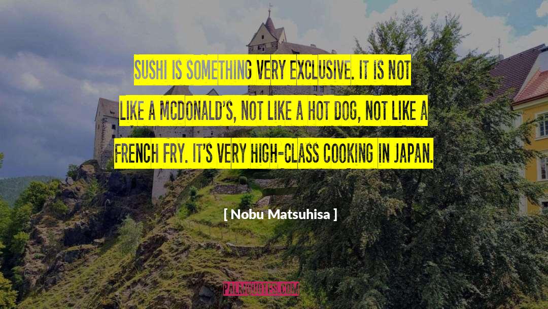 Exclusive quotes by Nobu Matsuhisa