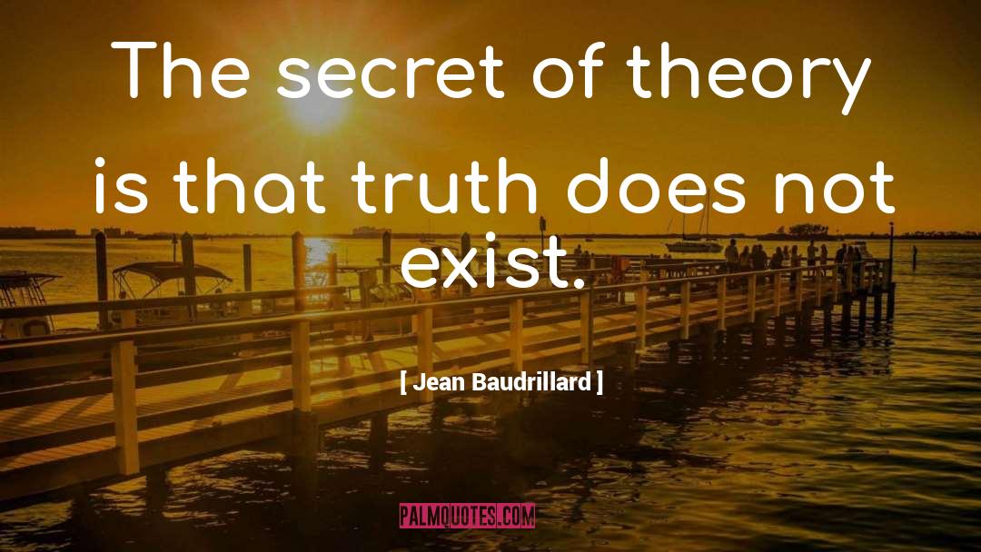 Exclusive Truth quotes by Jean Baudrillard