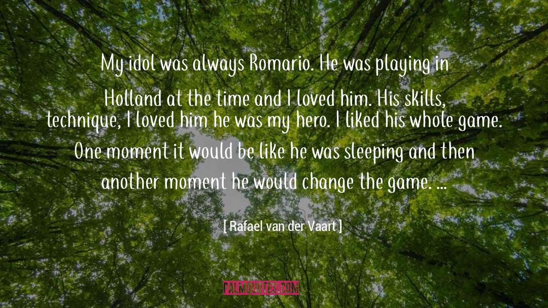 Excreting Sleep quotes by Rafael Van Der Vaart