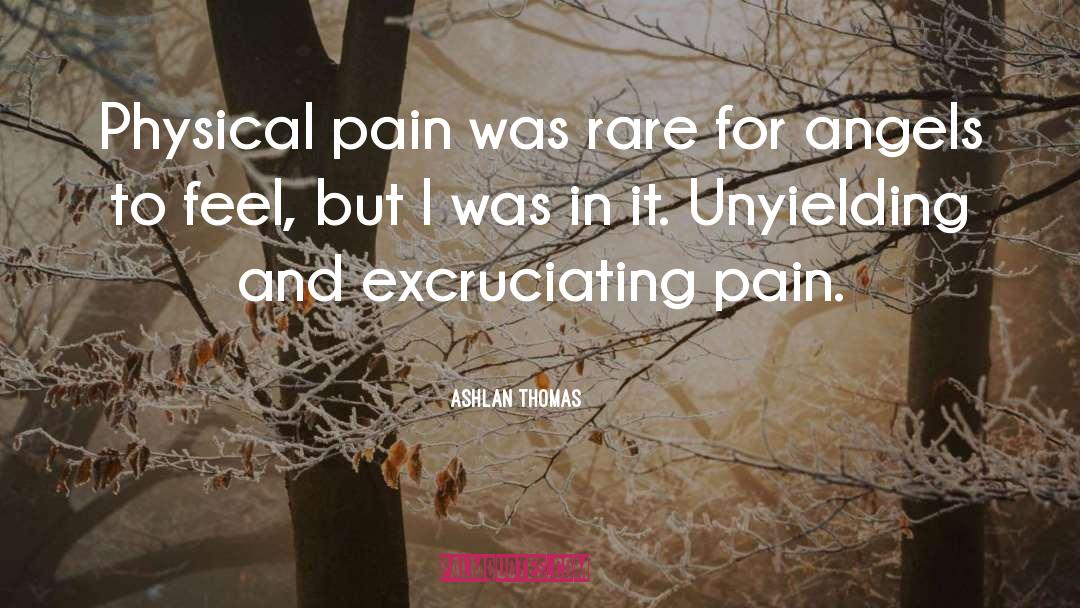 Excruciating Pain quotes by Ashlan Thomas