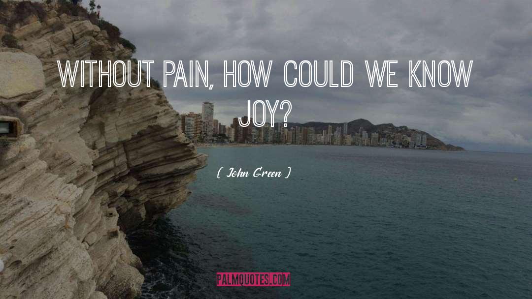 Excruciating Pain quotes by John Green