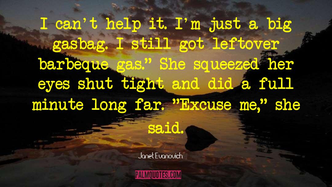 Excuse Me quotes by Janet Evanovich