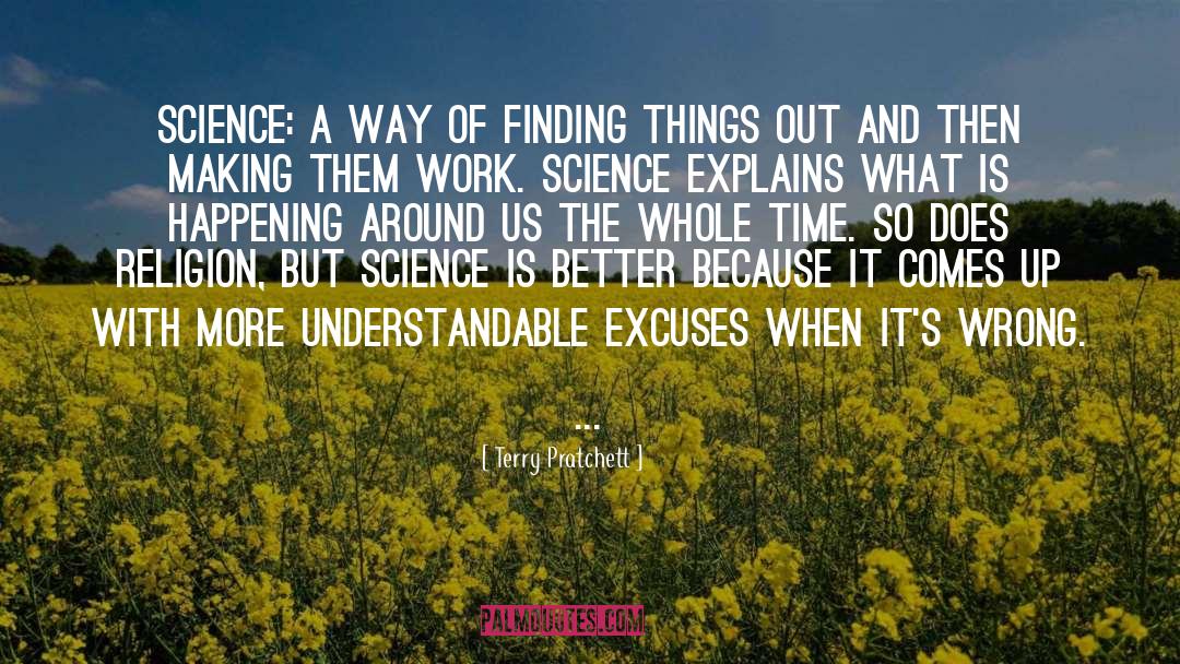 Excuse quotes by Terry Pratchett