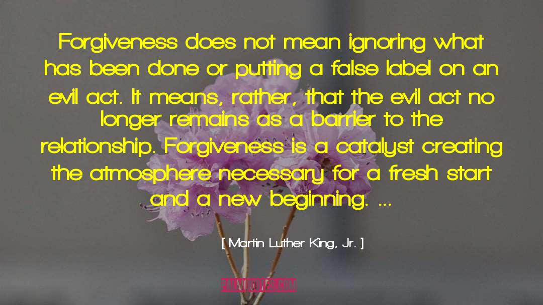Excusing Evil quotes by Martin Luther King, Jr.