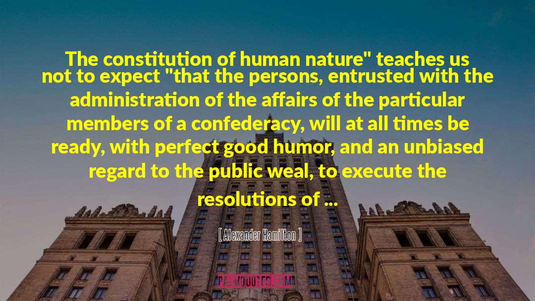 Execute quotes by Alexander Hamilton