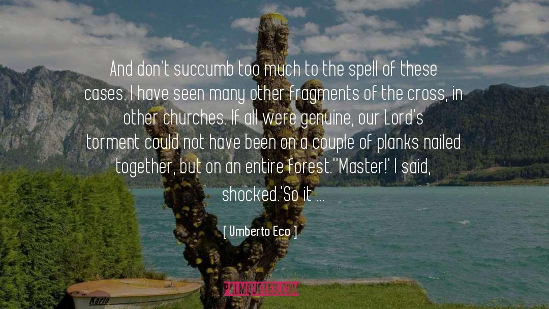 Executed quotes by Umberto Eco