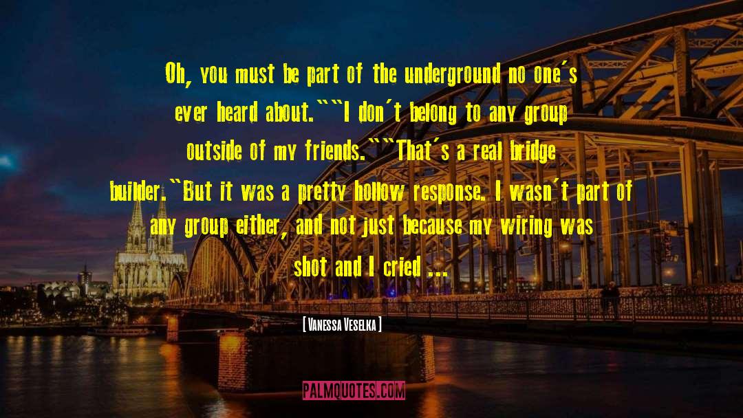 Executiion Underground quotes by Vanessa Veselka