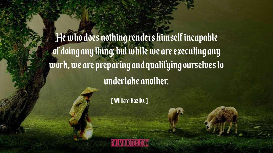 Executing quotes by William Hazlitt