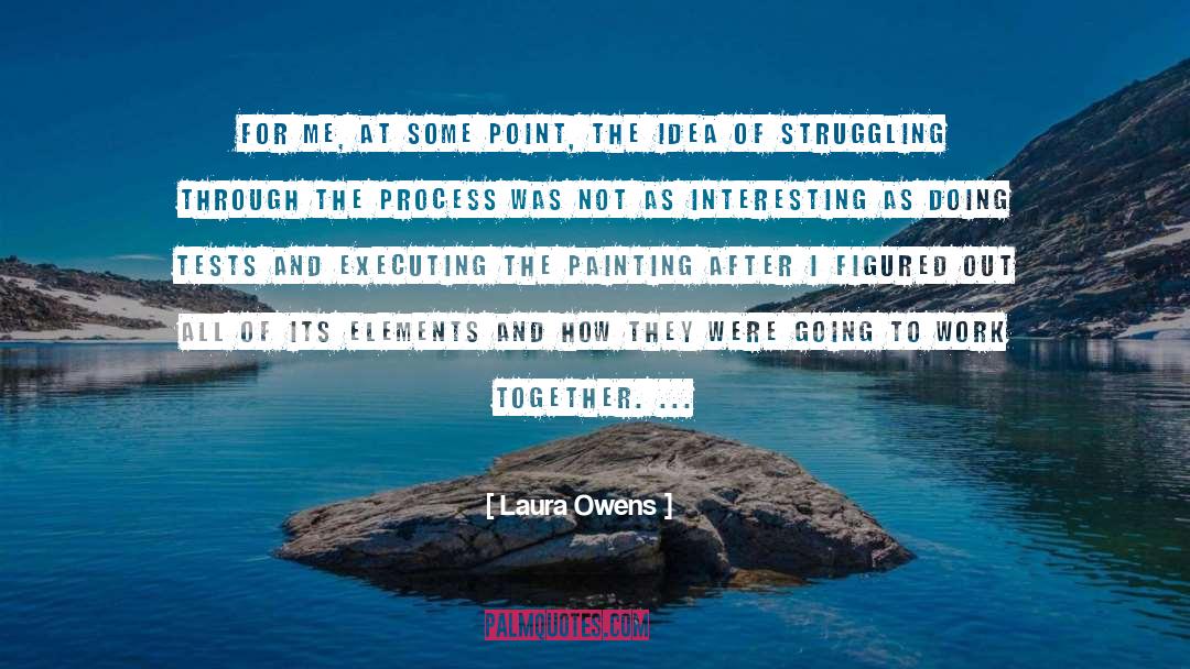 Executing quotes by Laura Owens