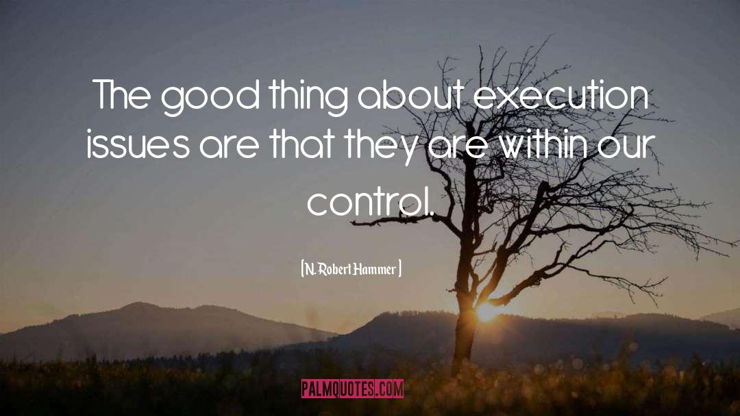 Execution quotes by N. Robert Hammer