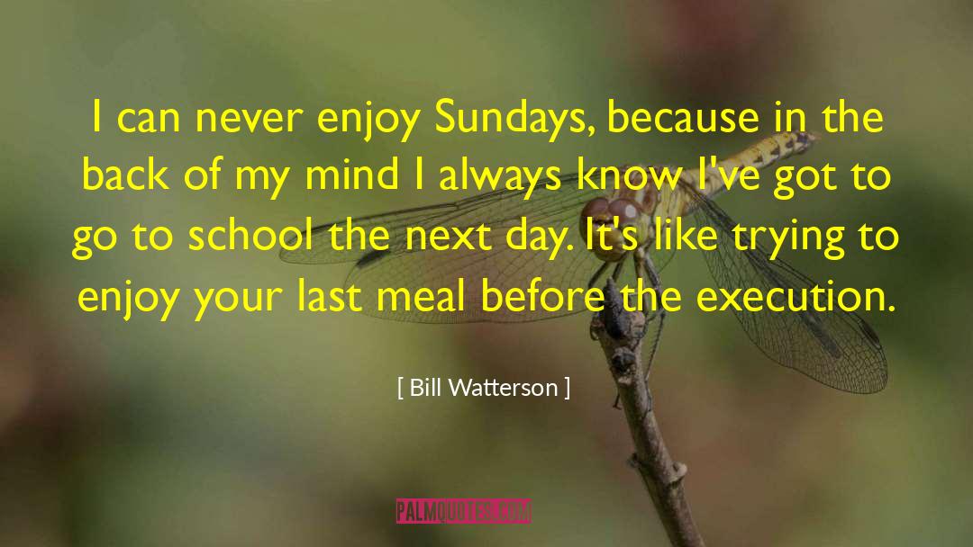 Execution quotes by Bill Watterson
