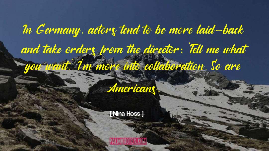 Executive Director quotes by Nina Hoss