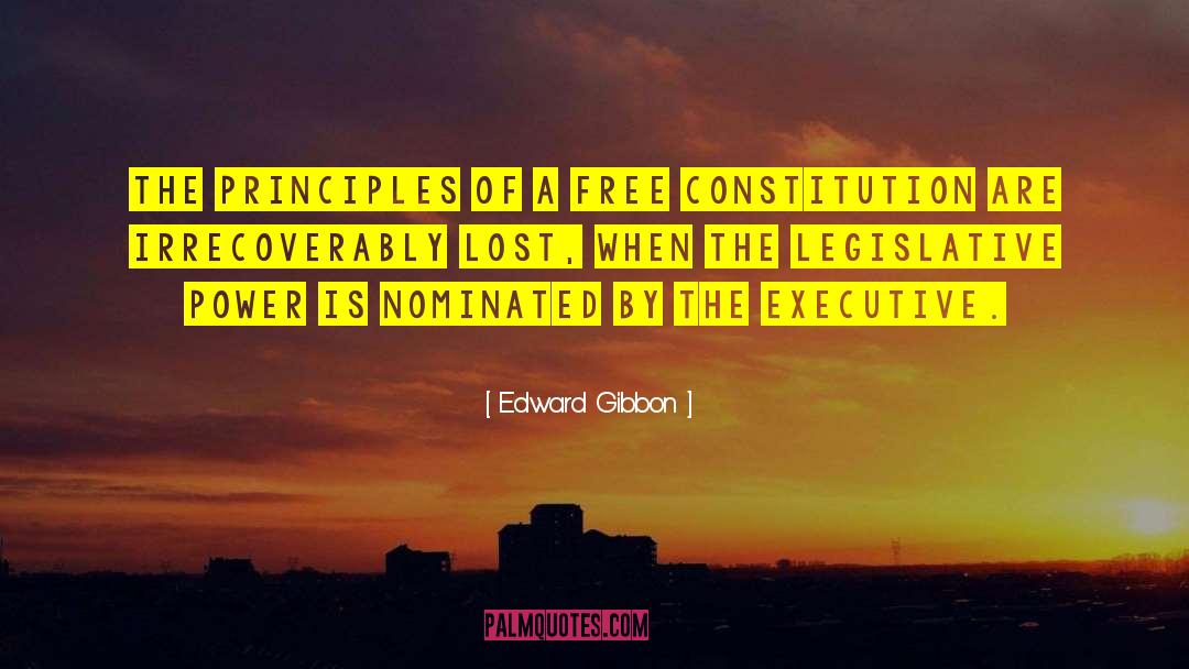 Executive Power quotes by Edward Gibbon