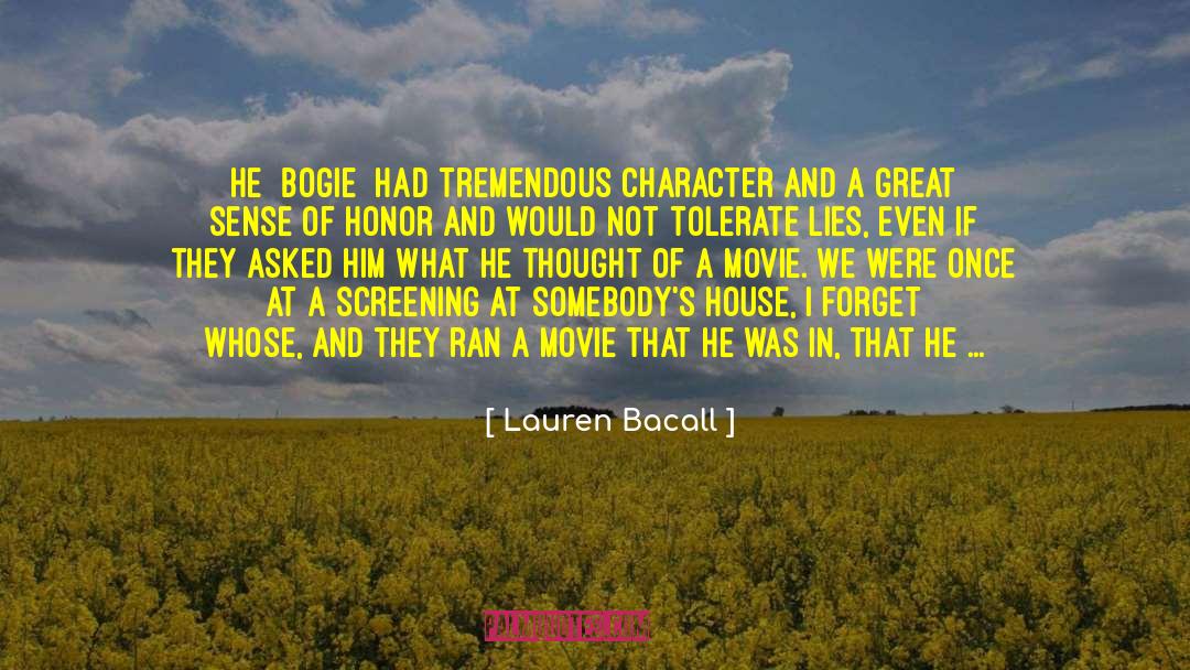 Executive Producer quotes by Lauren Bacall