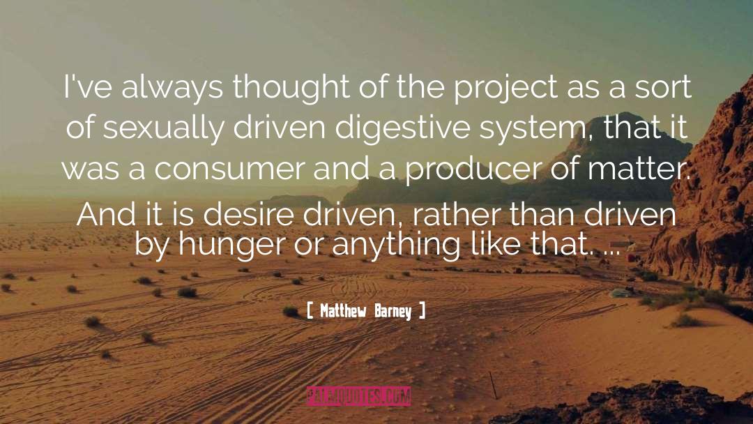 Executive Producer quotes by Matthew Barney