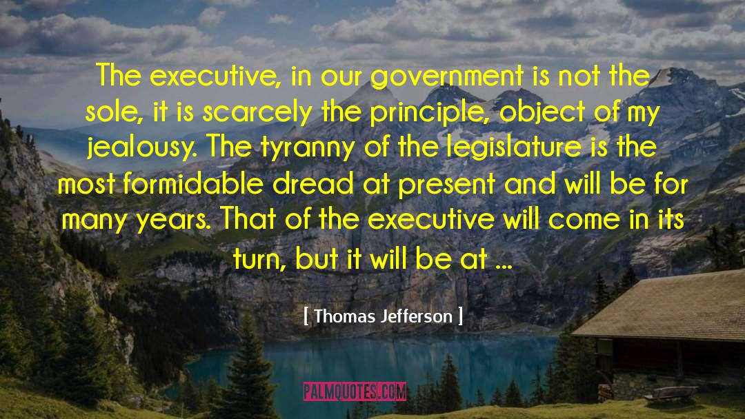 Executive quotes by Thomas Jefferson