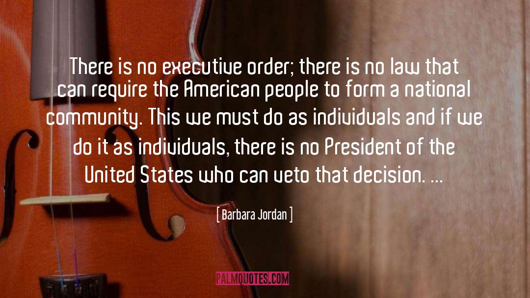 Executive quotes by Barbara Jordan