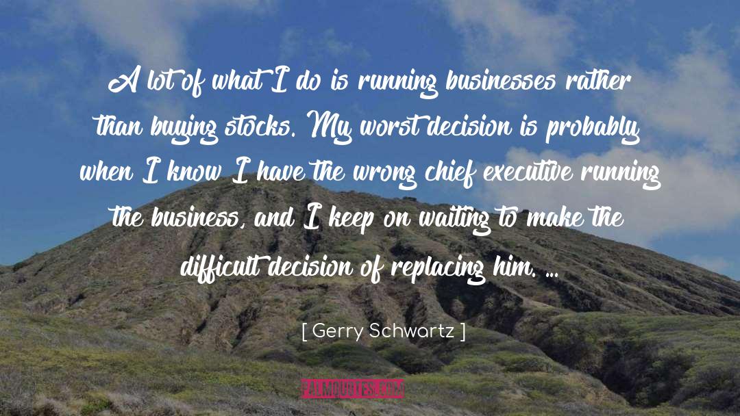 Executive quotes by Gerry Schwartz