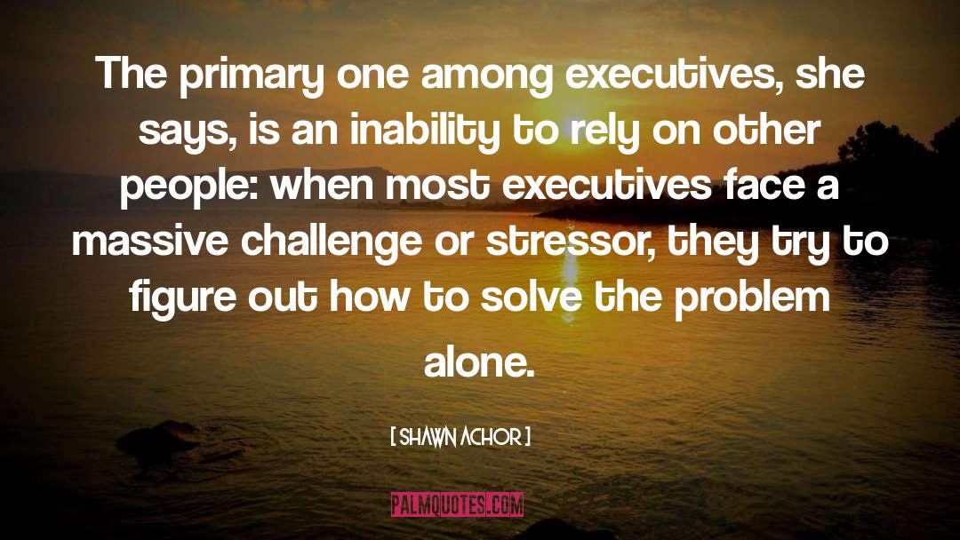 Executives quotes by Shawn Achor
