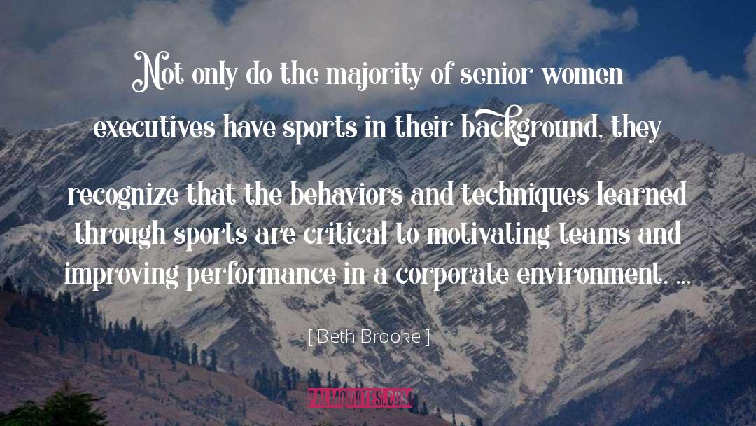 Executives quotes by Beth Brooke