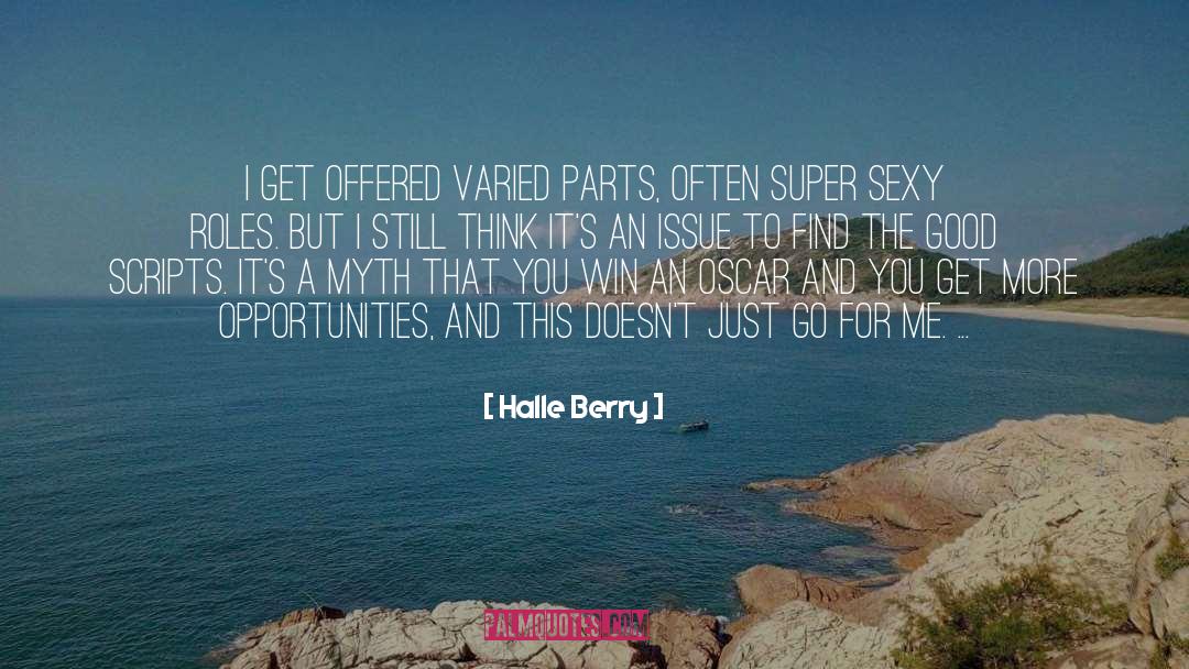 Executors For Scripts quotes by Halle Berry