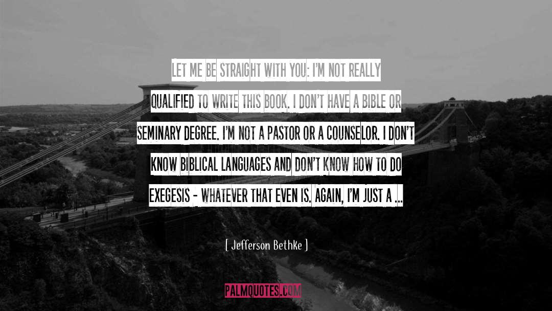 Exegesis quotes by Jefferson Bethke