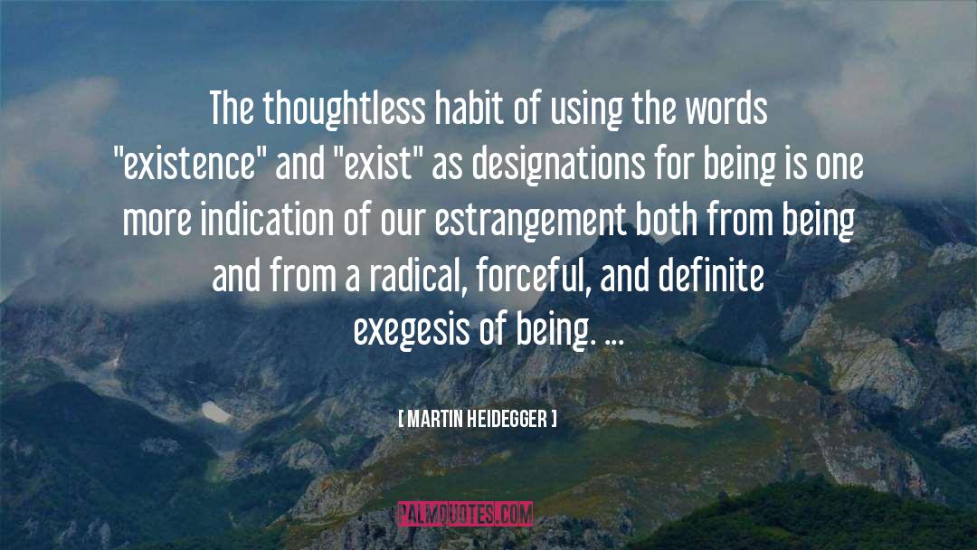 Exegesis quotes by Martin Heidegger