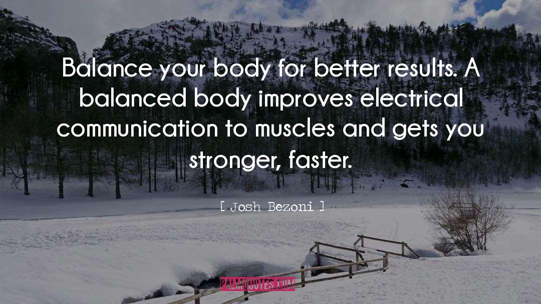 Exercise quotes by Josh Bezoni