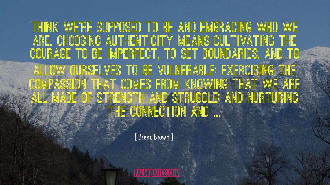 Exercising quotes by Brene Brown