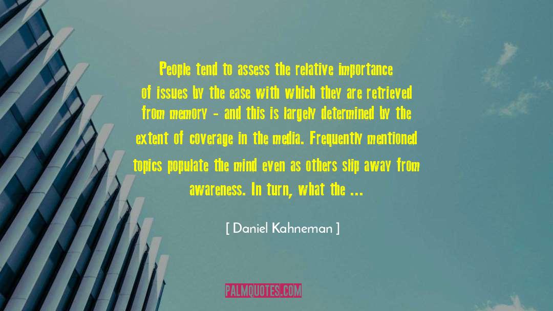 Exert quotes by Daniel Kahneman