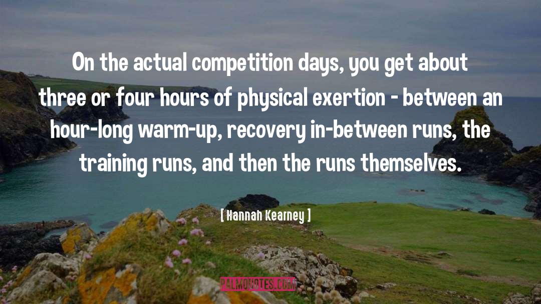 Exertion quotes by Hannah Kearney