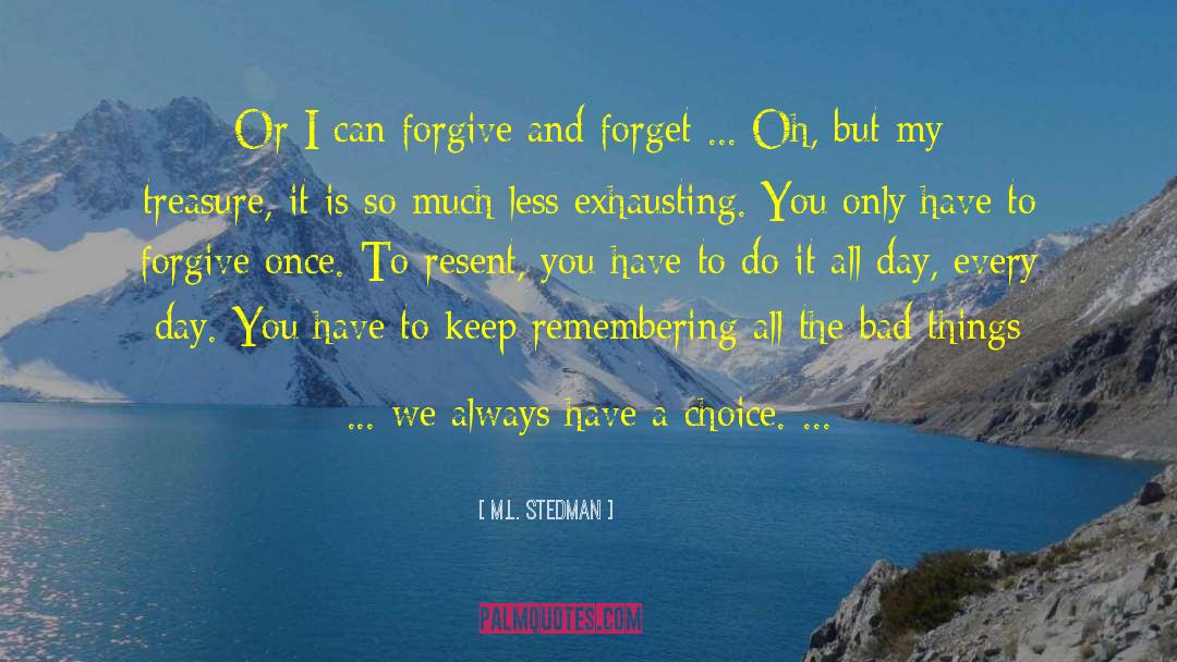 Exhausting quotes by M.L. Stedman