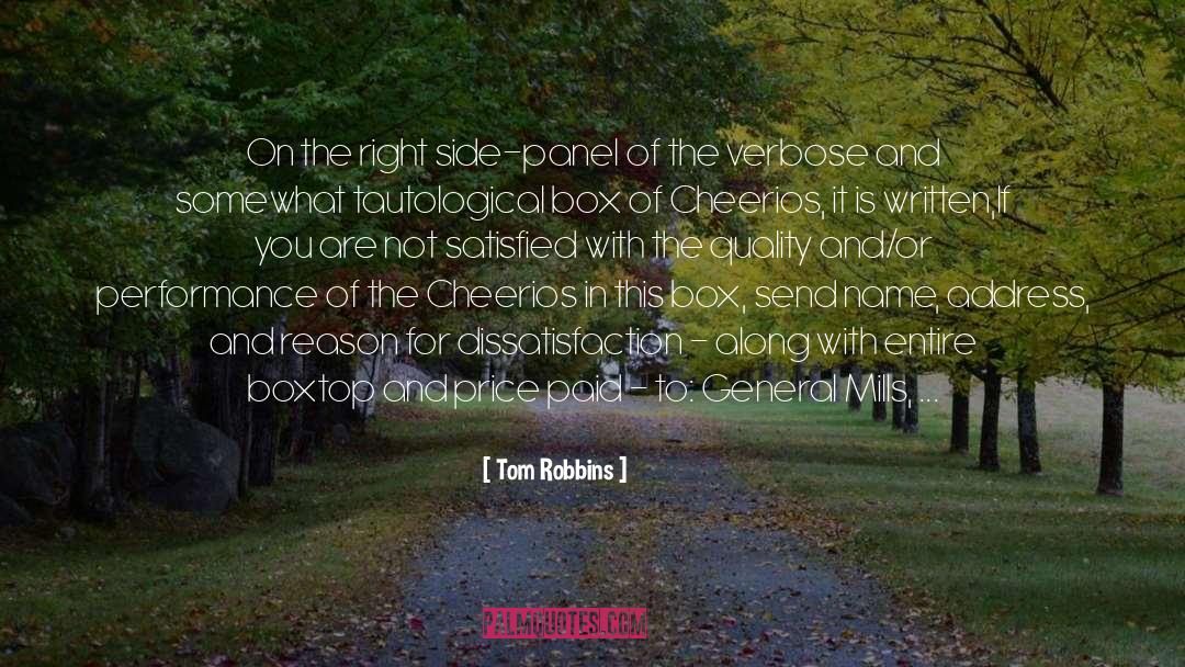 Exhaustion quotes by Tom Robbins