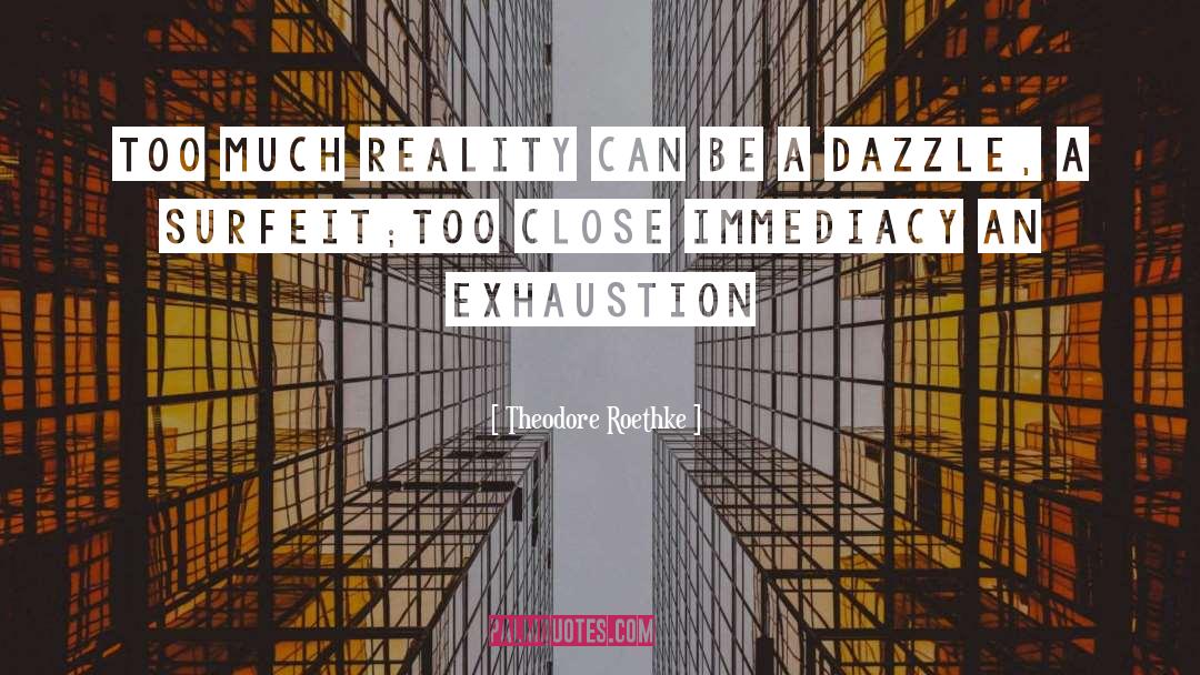 Exhaustion quotes by Theodore Roethke