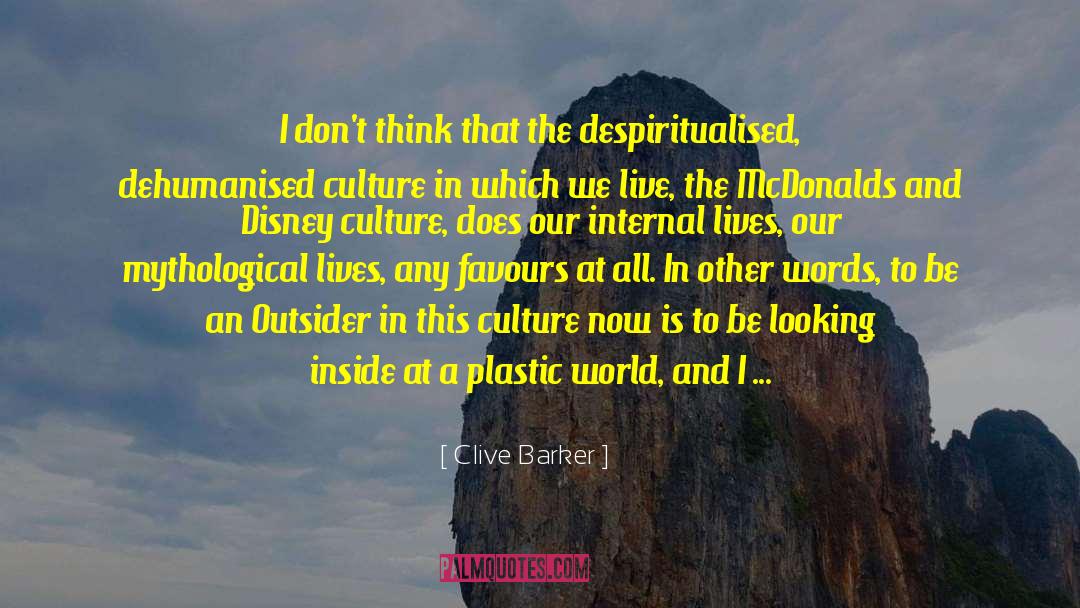 Exhibit quotes by Clive Barker