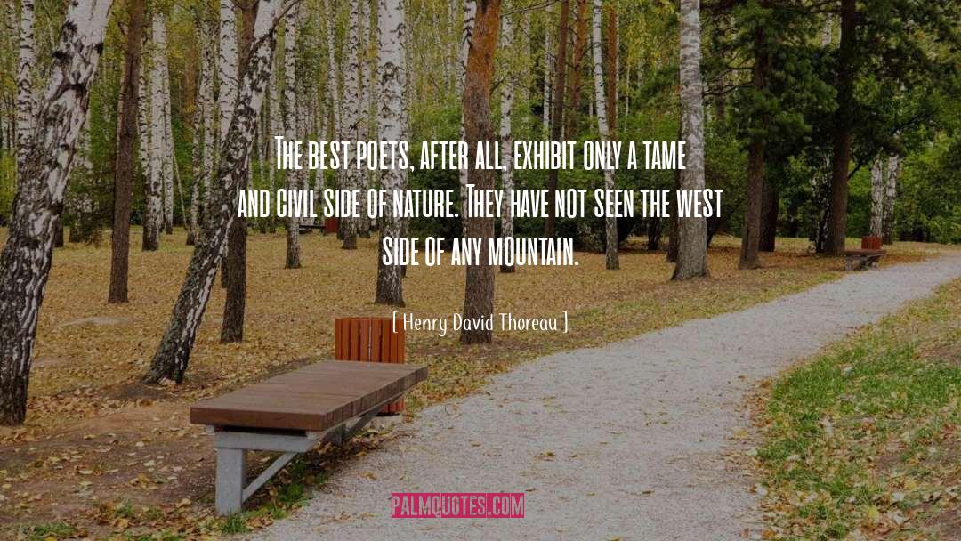 Exhibit quotes by Henry David Thoreau