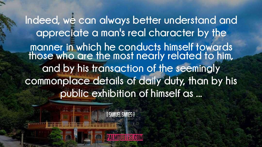 Exhibition quotes by Samuel Smiles