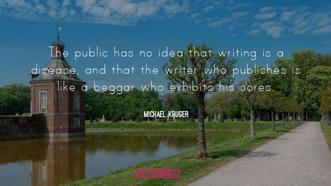 Exhibits quotes by Michael Kruger