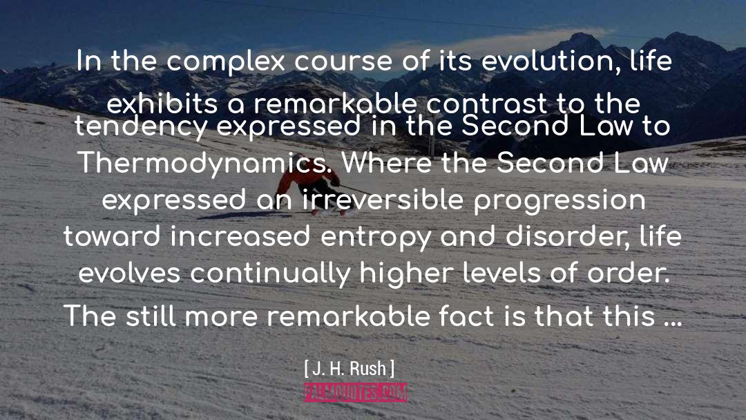 Exhibits quotes by J. H. Rush